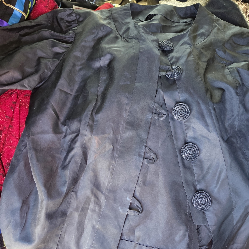 Stylish Black Button-Up Jacket
